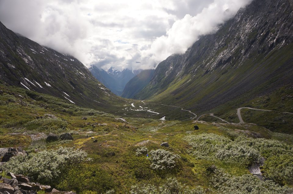 Landschaft Norwegen Bergtal