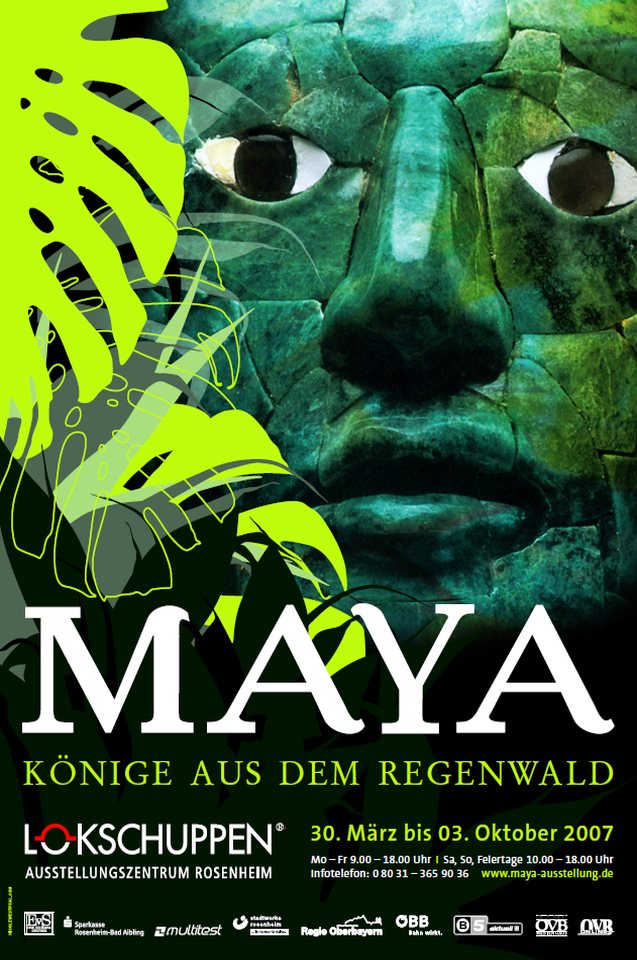 Plakat Ausstellung Maya 2007
