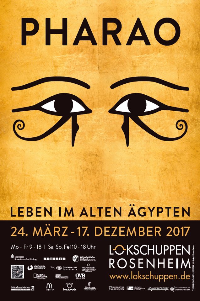 Plakat Ausstellung Pharao 2017