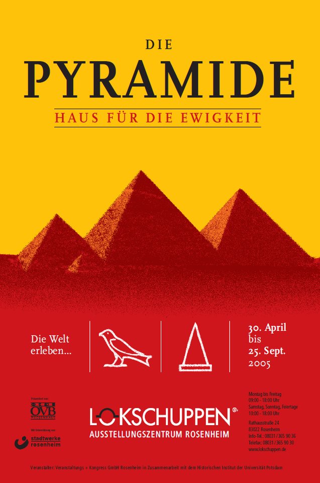 Plakat Pyramidenausstellung 2005