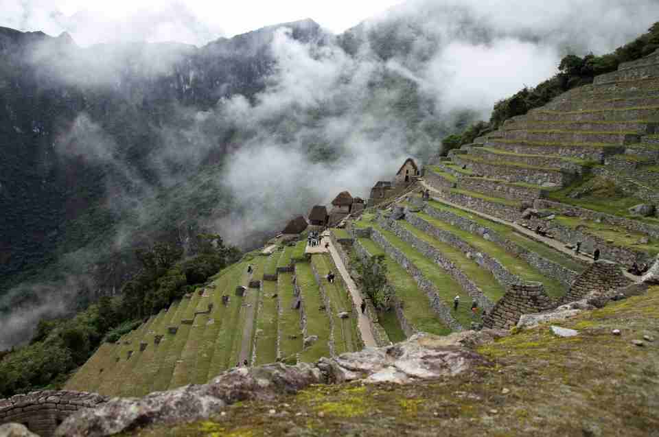 Machu Picchu Terassenbau