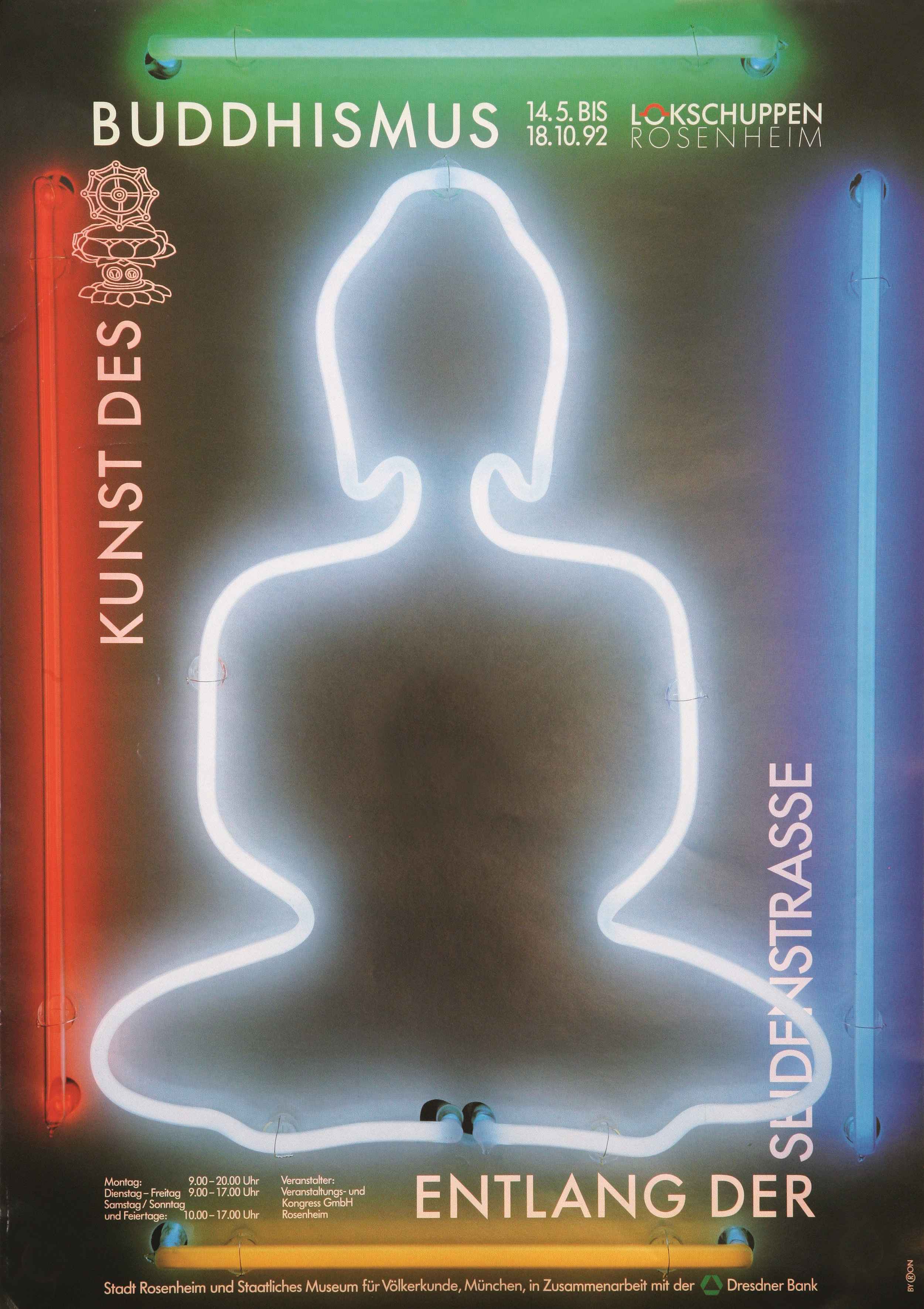 Plakat Kunst des Buddhismus