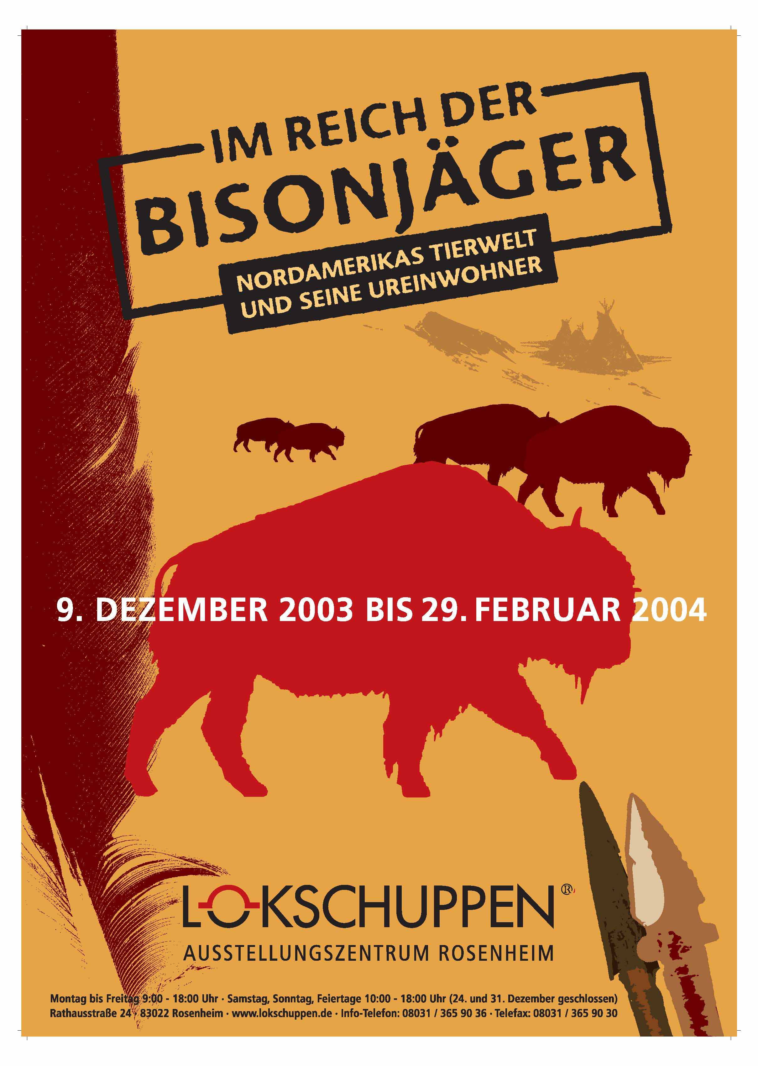 Plakat Bisonjäger