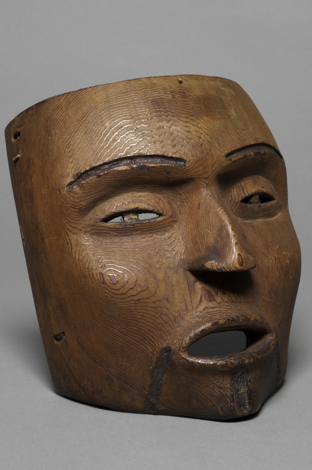 Anthropomorphe Maske Nootka, Mowacht, Vancouver Island, British Columbia um 1770 © Museum für Völkerkunde Wien