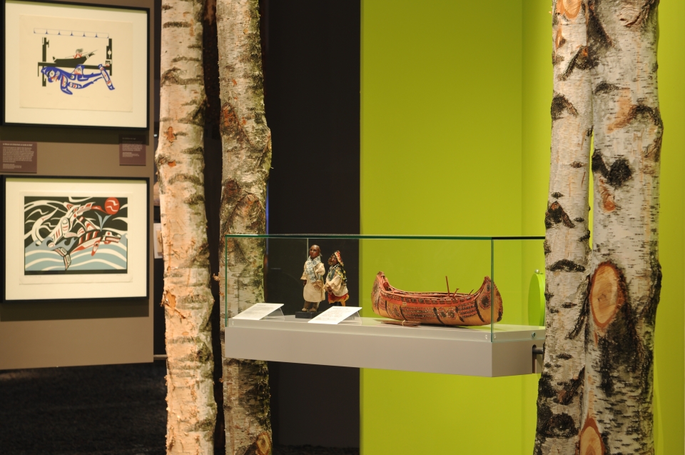 Ausstellungsraum Fremde im Eigenen Haus Indianer Ausstellung - Copyright: Andreas Jacob