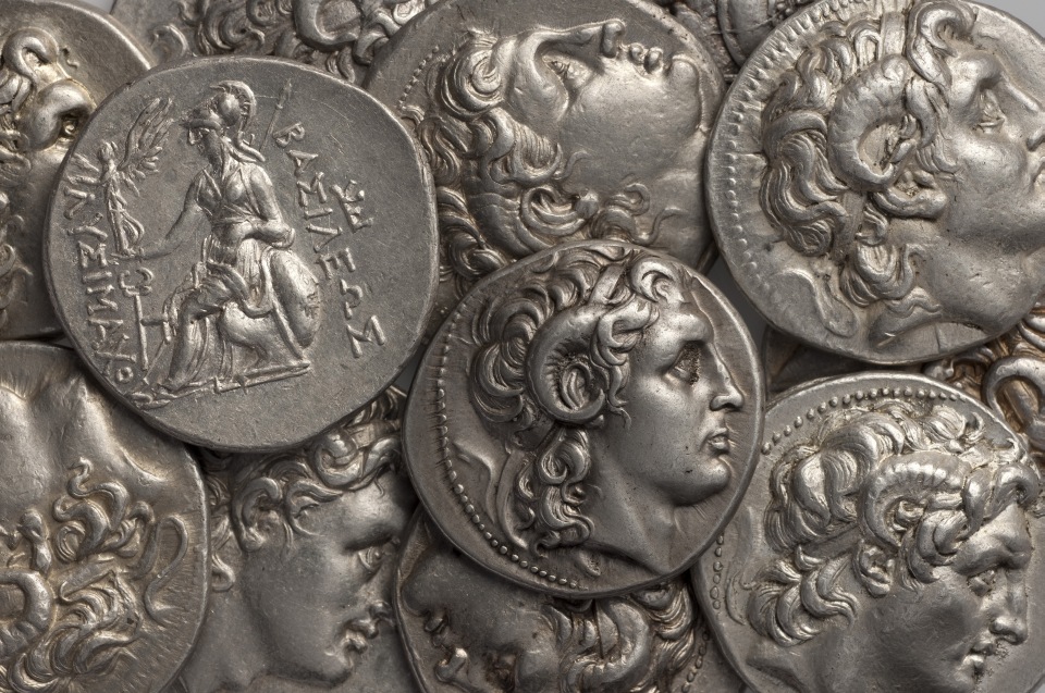 Lysimachos Münze, Alexander mit Amunshörnern © München, Staatliche Münzsammlung