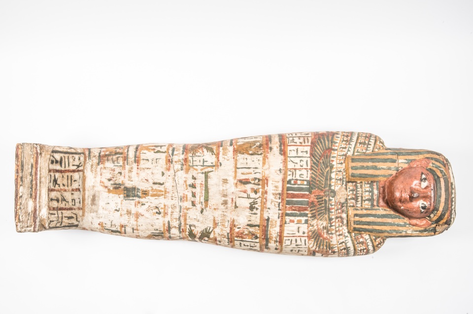 Innensarg der Mumie Ta-Cheru, Holz, Spätzeit © King`s Museum, University of Aberdeen, ABDUA: 22118, Foto: Andreas Jacob
